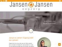 Tablet Screenshot of jansenenjansenoogzorg.nl